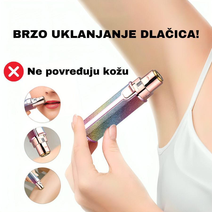 2u1 Električni Epilator za žene - Nega do najsitnijih detalja