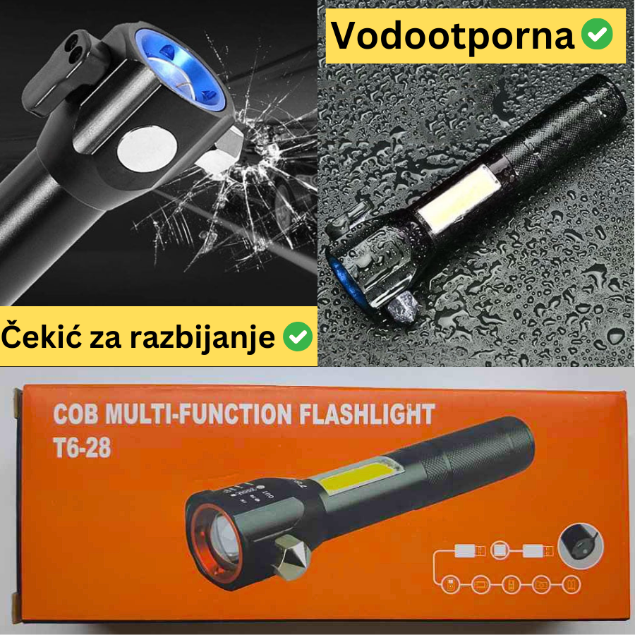 3u1 Multifunkcionalna Čekić Lampa